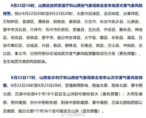 山西降雨最新信息,多地迎来强降水,需警惕次生灾害 山西降雨最新信息,多地迎来强降水,需警惕次生灾害